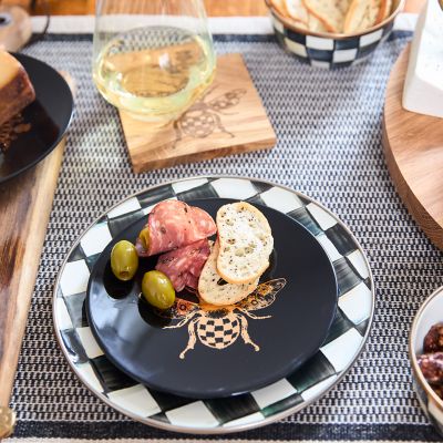 MacKenzieChilds Queen Bee Appetizer Plates Set of 4