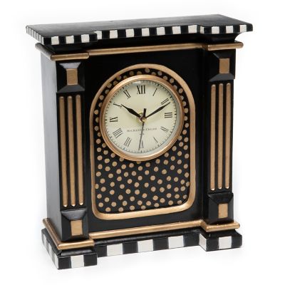 MacKenzieChilds Courtly Check Mantel Clock