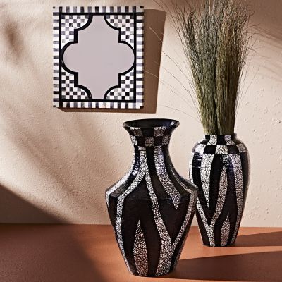 Zebra Floor Vase MackenzieChilds
