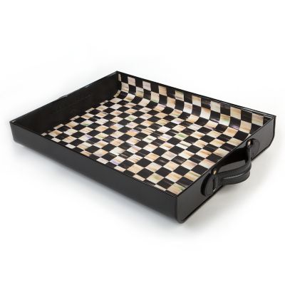 MacKenzieChilds Terrific Tray Black
