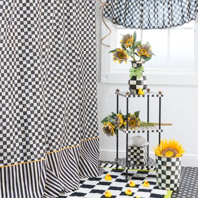 MacKenzieChilds Courtly Check Shower Curtain
