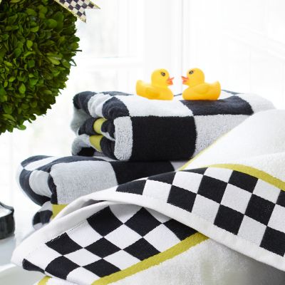 MacKenzieChilds Courtly Check Bath Towel