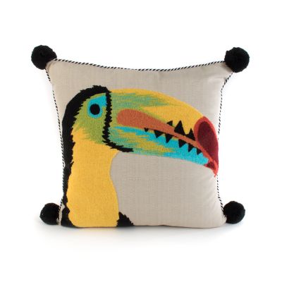 MacKenzieChilds Toucan Outdoor Accent Pillow