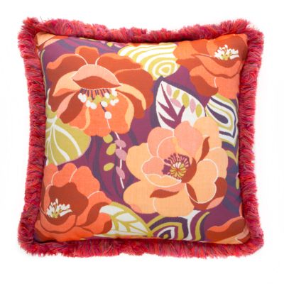 MacKenzieChilds Breezy Poppy Outdoor Accent Pillow