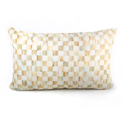 MacKenzieChilds Palazzo Small Lumbar Pillow Pink