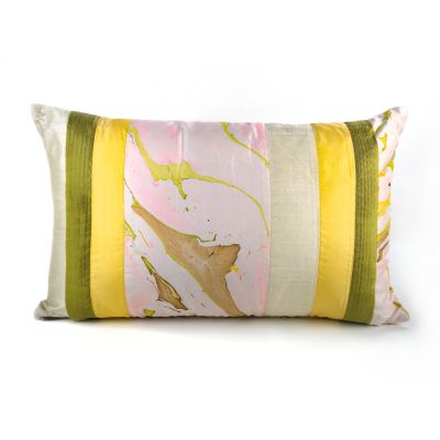 MacKenzieChilds Palazzo Small Lumbar Pillow Pink