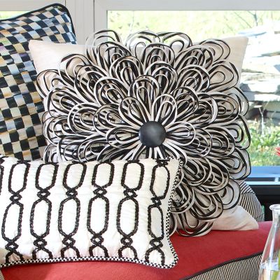 MacKenzieChilds On the Avenue Pillow