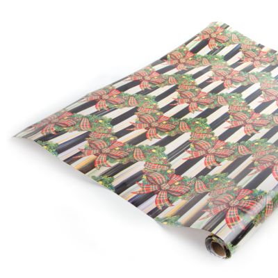 MacKenzieChilds Green & White Polka Dot Fitted Crib Sheet