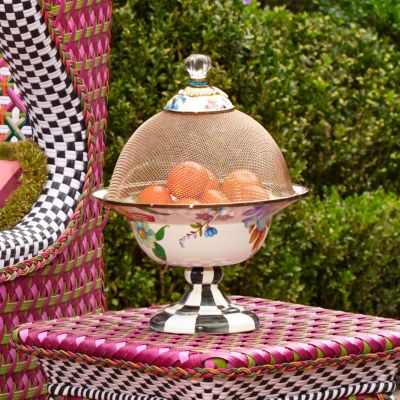 MacKenzieChilds Flower Market Mesh Dome Small