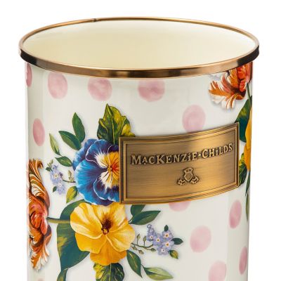 Wildflowers Pink Utensil Holder MackenzieChilds