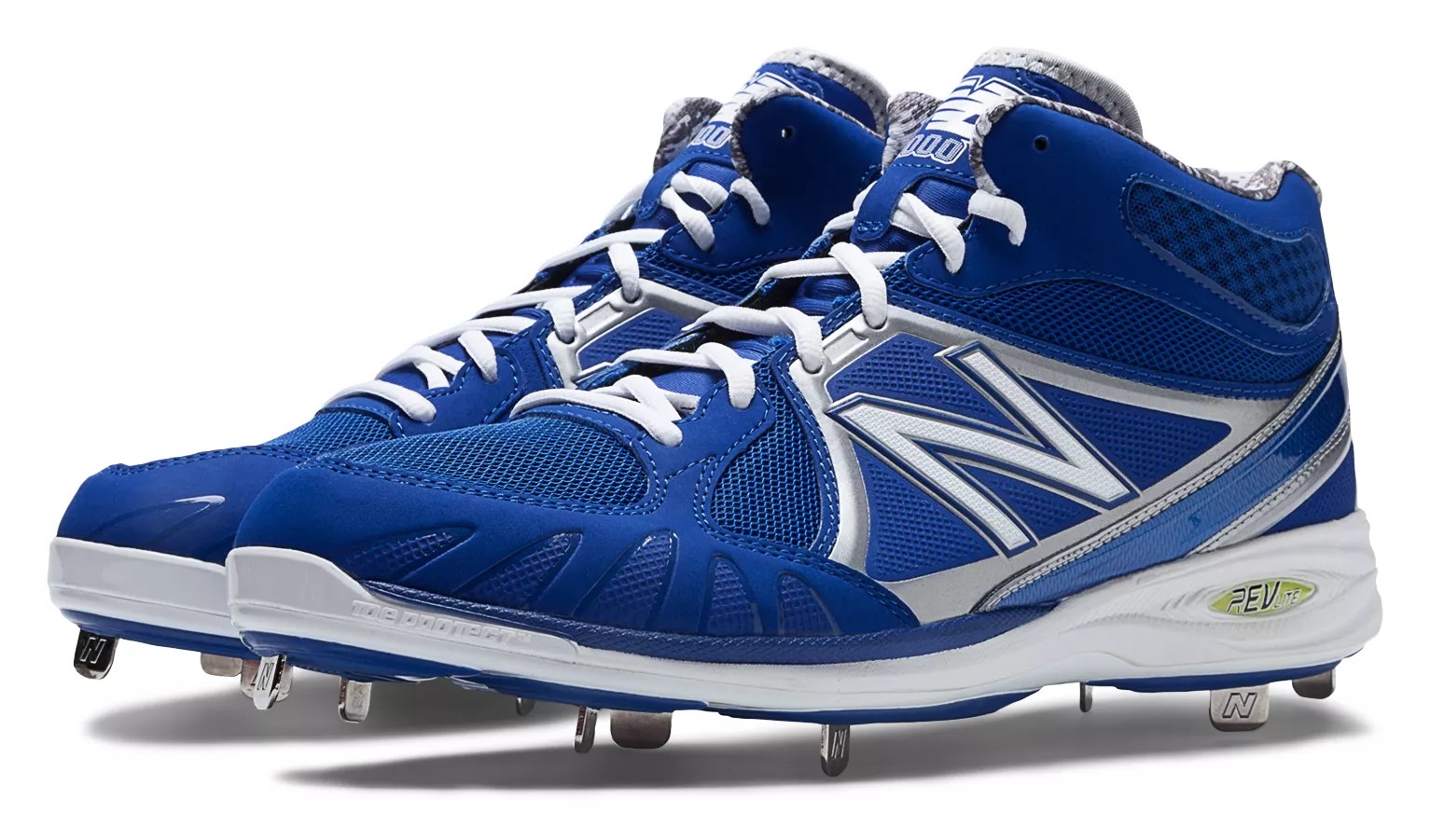 New Balance Mens Baseball 3000 Mid Cut Cleat Shoes Blue 16 D