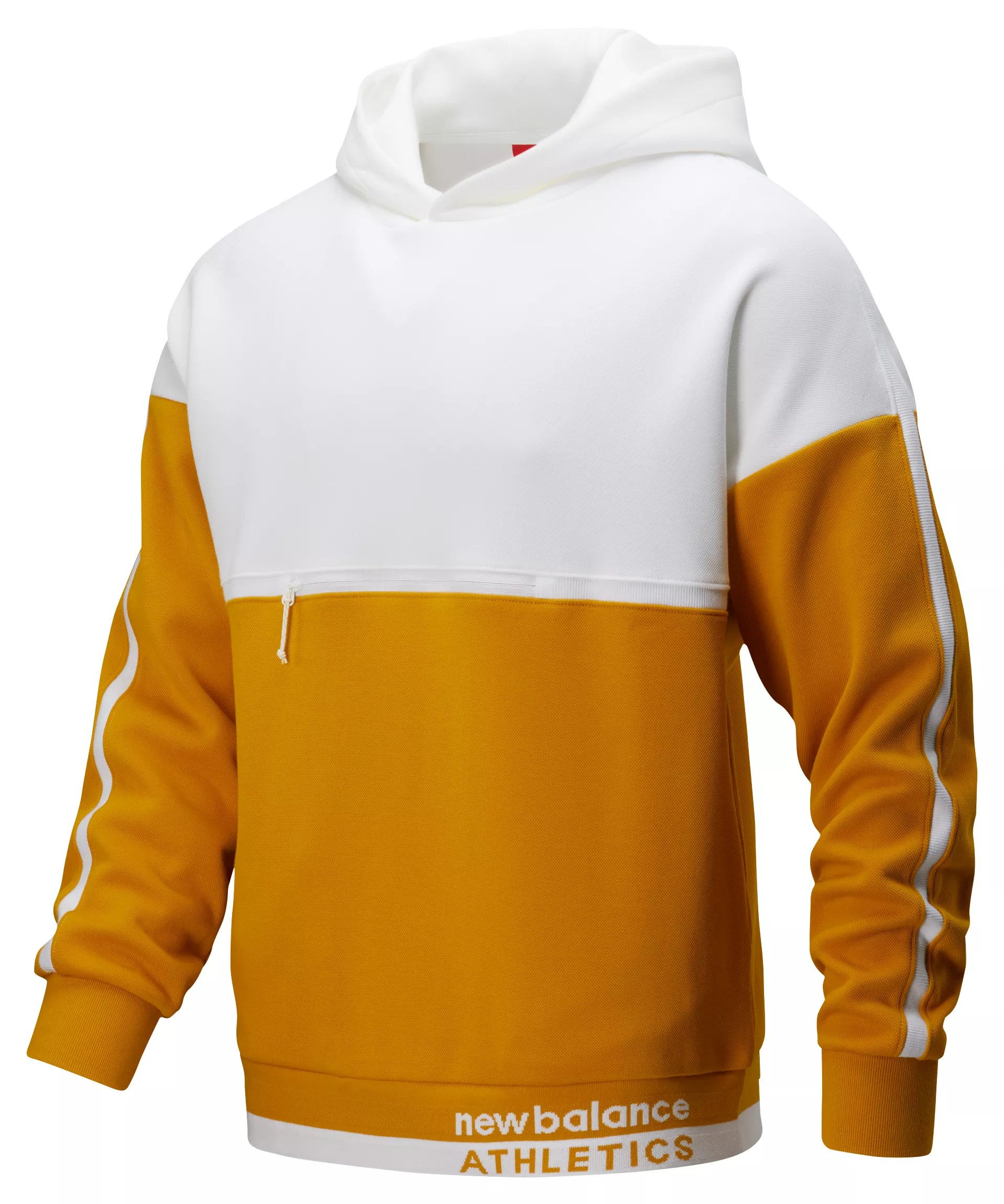 New Balance Men's NB Athletics Select Pullover Hoodie Yellow with White