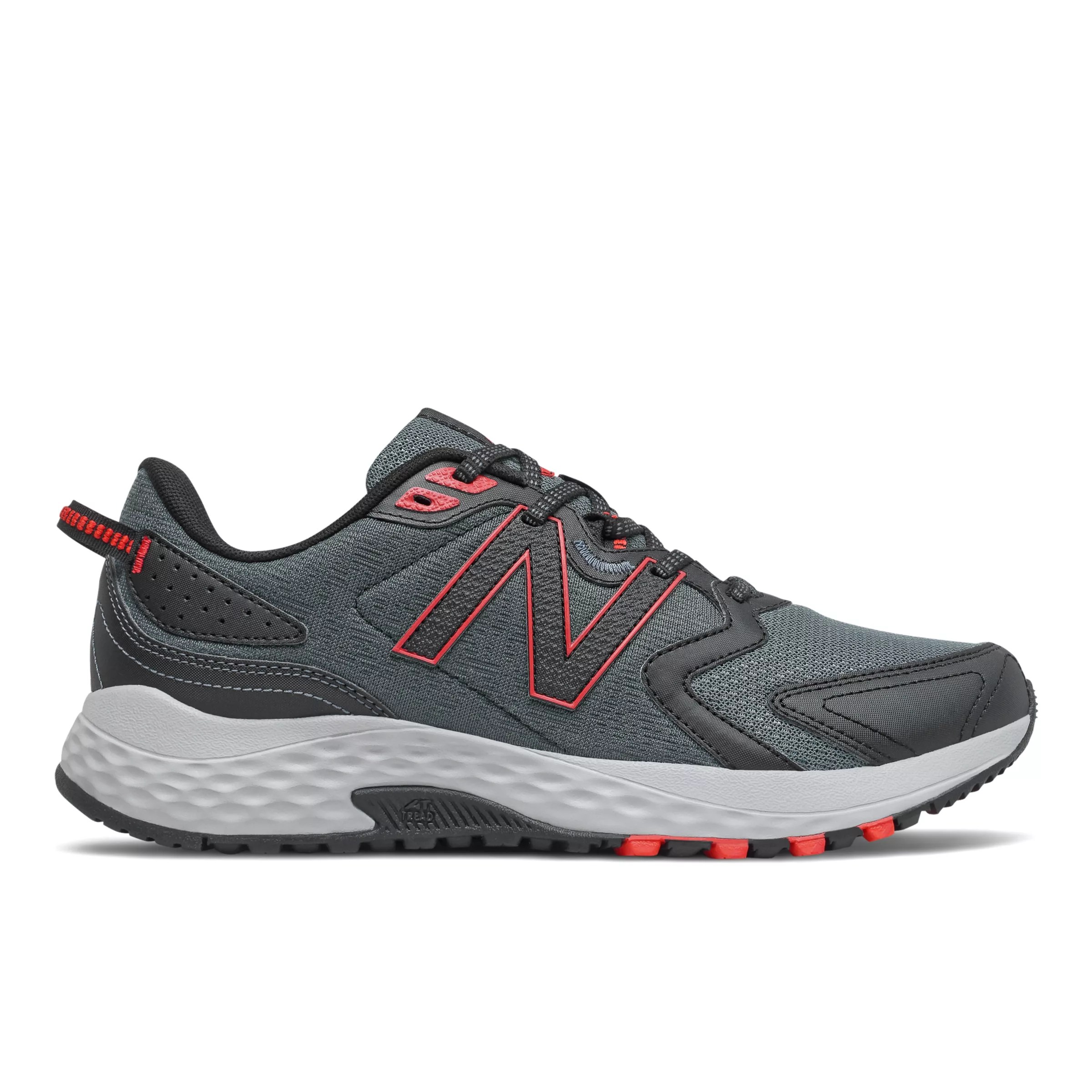 New Balance Men's 410v7 Trail Shoes Grey with Black SportSpyder