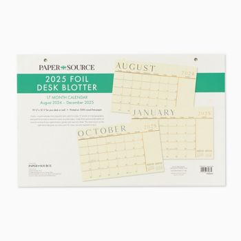 20242025 Paper Source Foil Blotter Calendar Paper Source