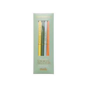Green Twist Pen Set | Paper Source