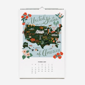 2022 World Traveler Wall Calendar | Paper Source