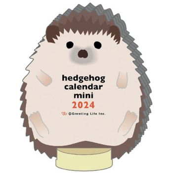2024 Hedgehog Desk Calendar Paper Source