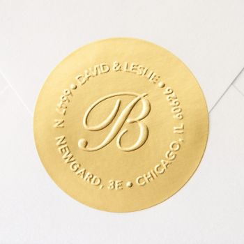Custom Gold Foil Seals Arts Arts