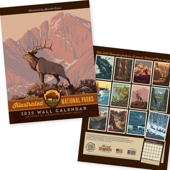 2025 Crane National Parks Calendar Paper Source