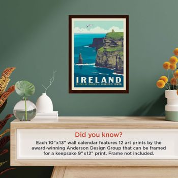 2025 World Travel Wall Calendar Paper Source