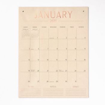 2025 Tall on the Wall Calendar Paper Source