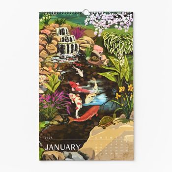 Paper Source 2025 Wall Art Calendar Bethesda Row