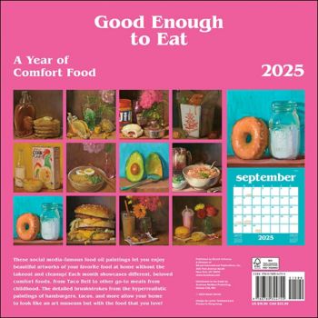 2025 Good Enough To Eat Wall Calendar Paper Source