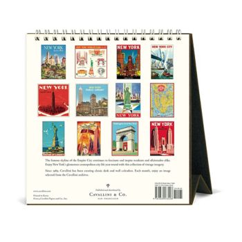 2025 New York Desk Calendar Paper Source
