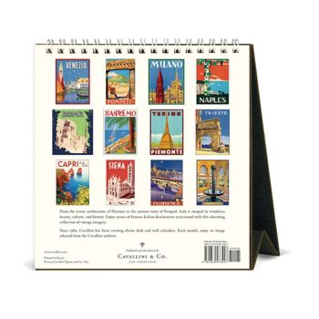 2025 Italia Desk Calendar Paper Source