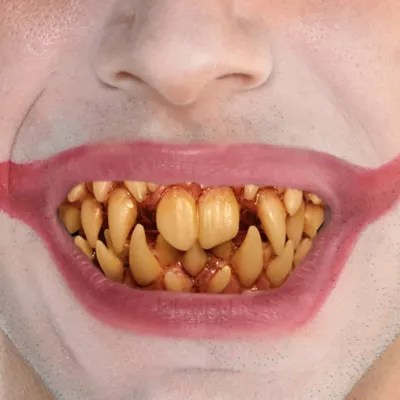 It Pennywise Fang Teeth Adults Creepy Prosthetic Rows