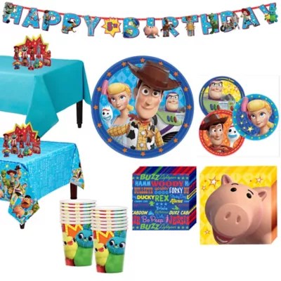 Toy Story Birthday Party Supplies Party City Toy Story 4 Kits Birthday Party Supplies for, Include
