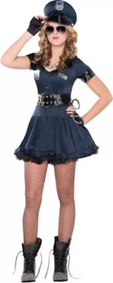 Locked N Loaded Cop Halloween Costume, Teen Girls, Adult Large with Accessories eBay
