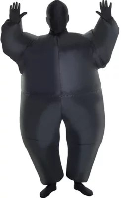 Inflatable Black Morphsuit Halloween Costume, Boys, Standard, with