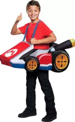 Mario Kart RideOn Halloween Costume for Kids, Standard, with Suspenders 39897677729 eBay