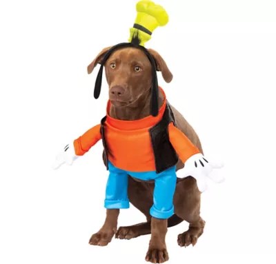 Goofy Dog Costume, Size ExtraLarge, Includes a Suit and a Headpiece
