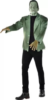 Adult Men Frankenstein Jacket Halloween Costume Accessories One Size