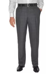 Wool Pleated Suit Pants Paul Fredrick