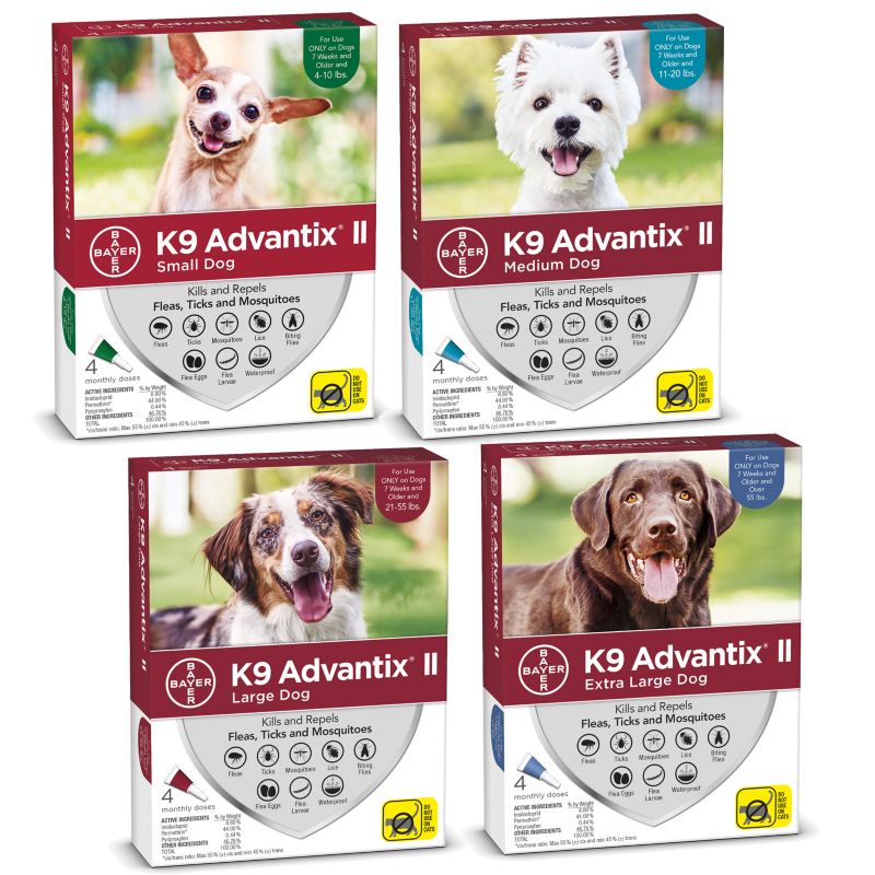 K9 Advantix II for Dogs 4Month Supply