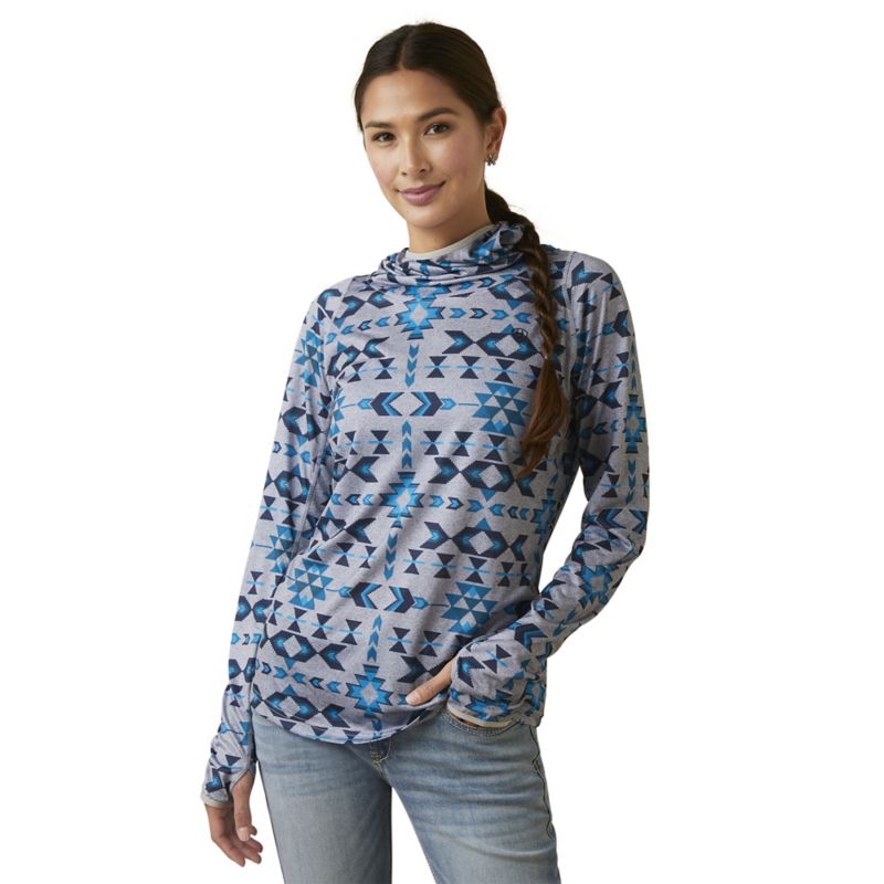 Ariat Womens Laguna Print Hoodie StableSteals