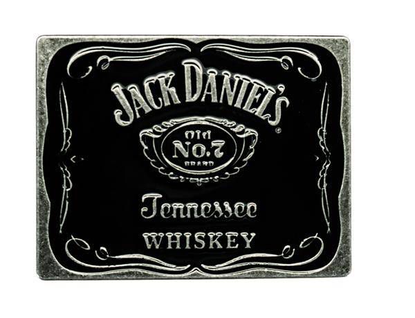 Jack Daniels Square Old No.7 Bottle Logo Buckle 3