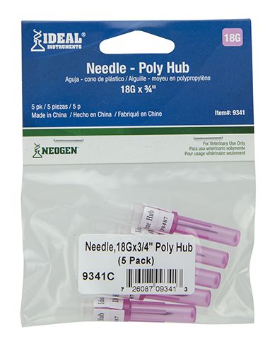 Ideal Polypropylene Hub Needle Pack StableSteals