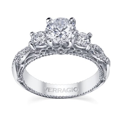 Verragio Ladies 18K White Gold Diamond Engagement Ring