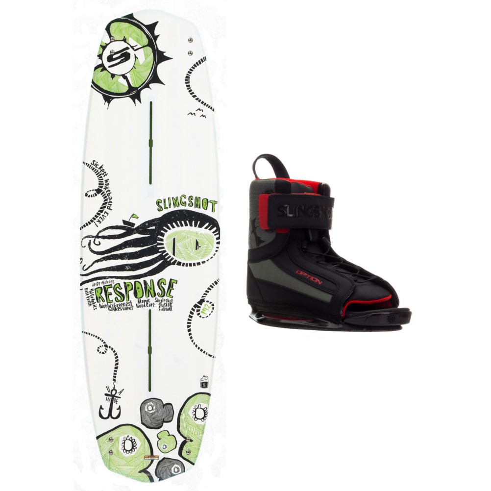 Slingshot Response Wakeboard With Option Bindings 2014 Jaxworks