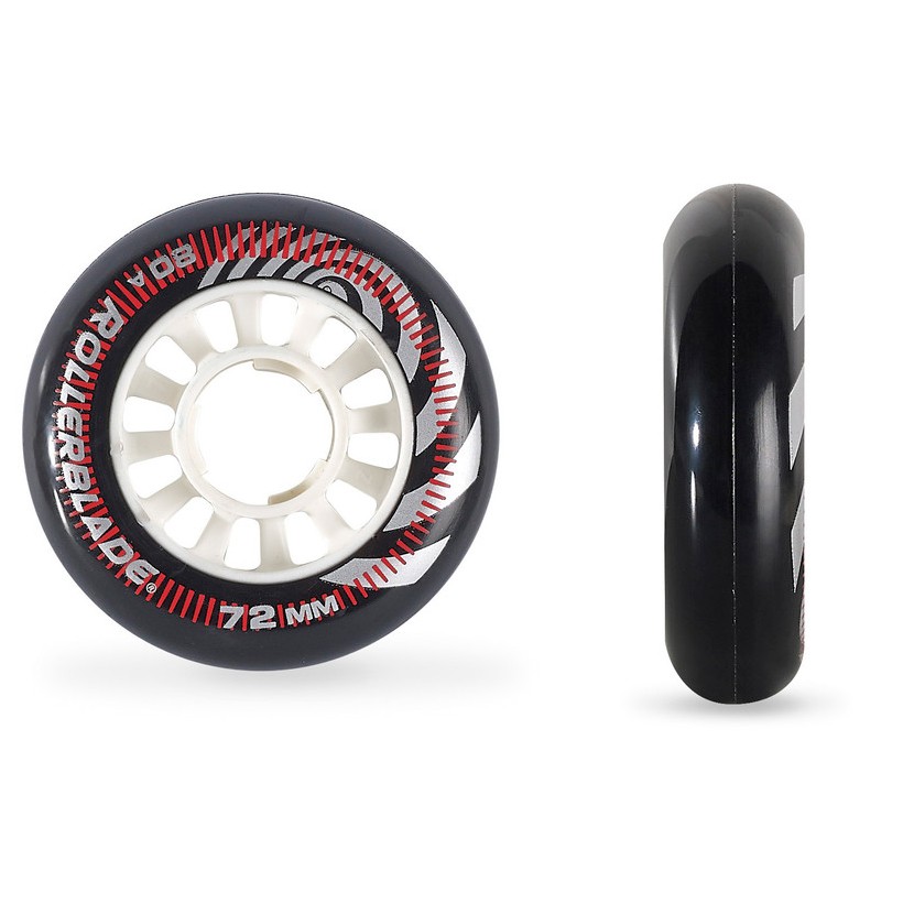 Rollerblade Performance 72mm80A Inline Skate Wheels 8pack 2017