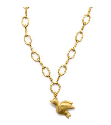 DOVE PENDANT NECKLACE