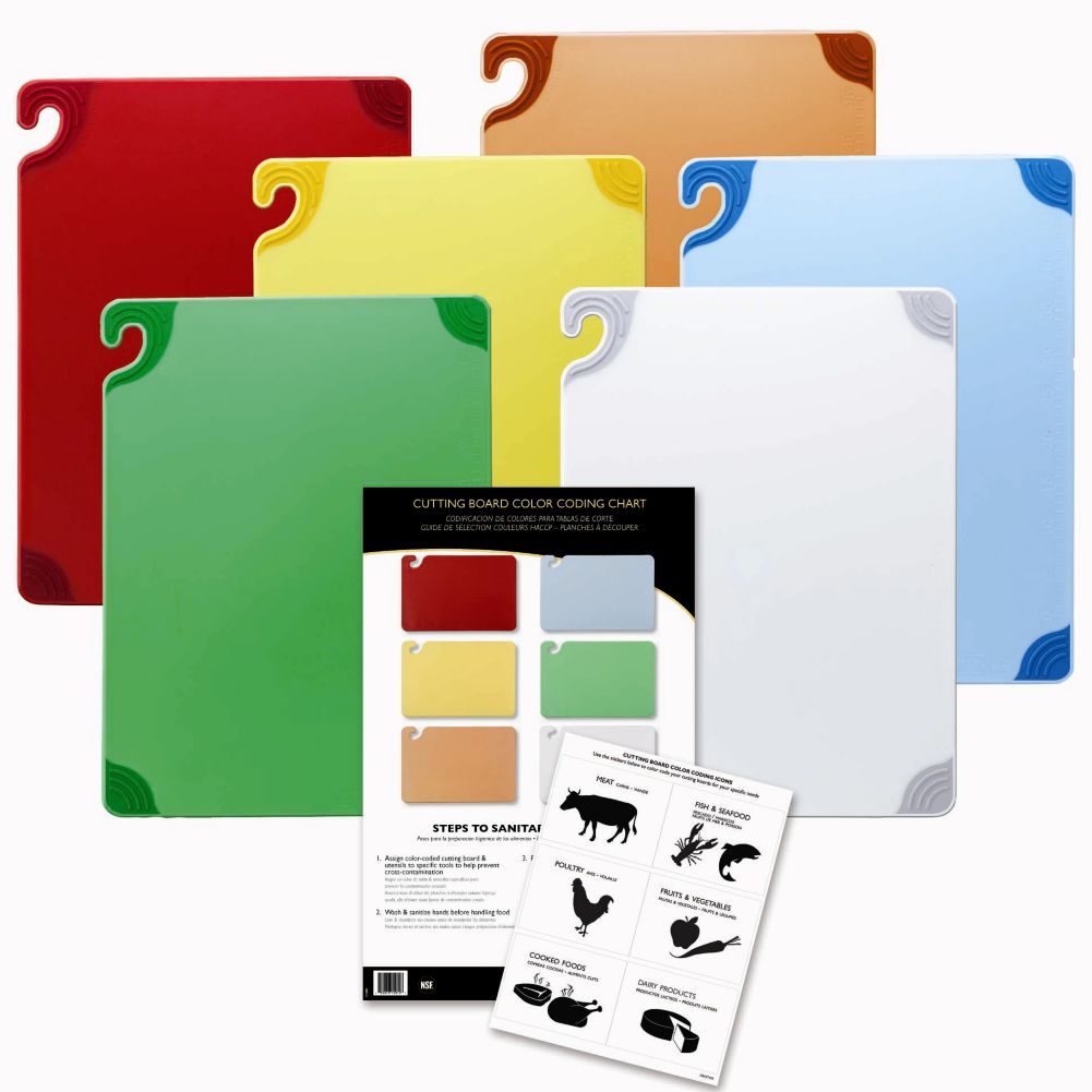 Shop for Color Coded Cutting Boards Wasserstrom Restaurant Supply