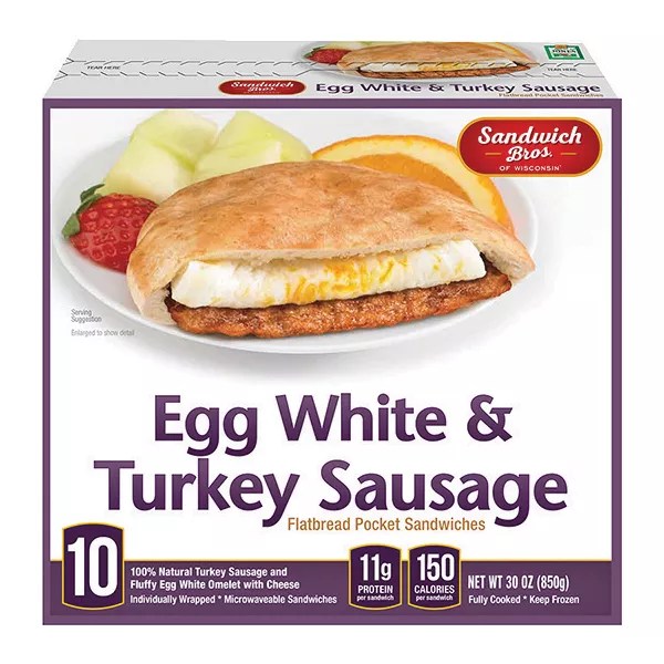 Sandwich Bros Egg White And Turkey Sausage Nutrition Runners High Nutrition