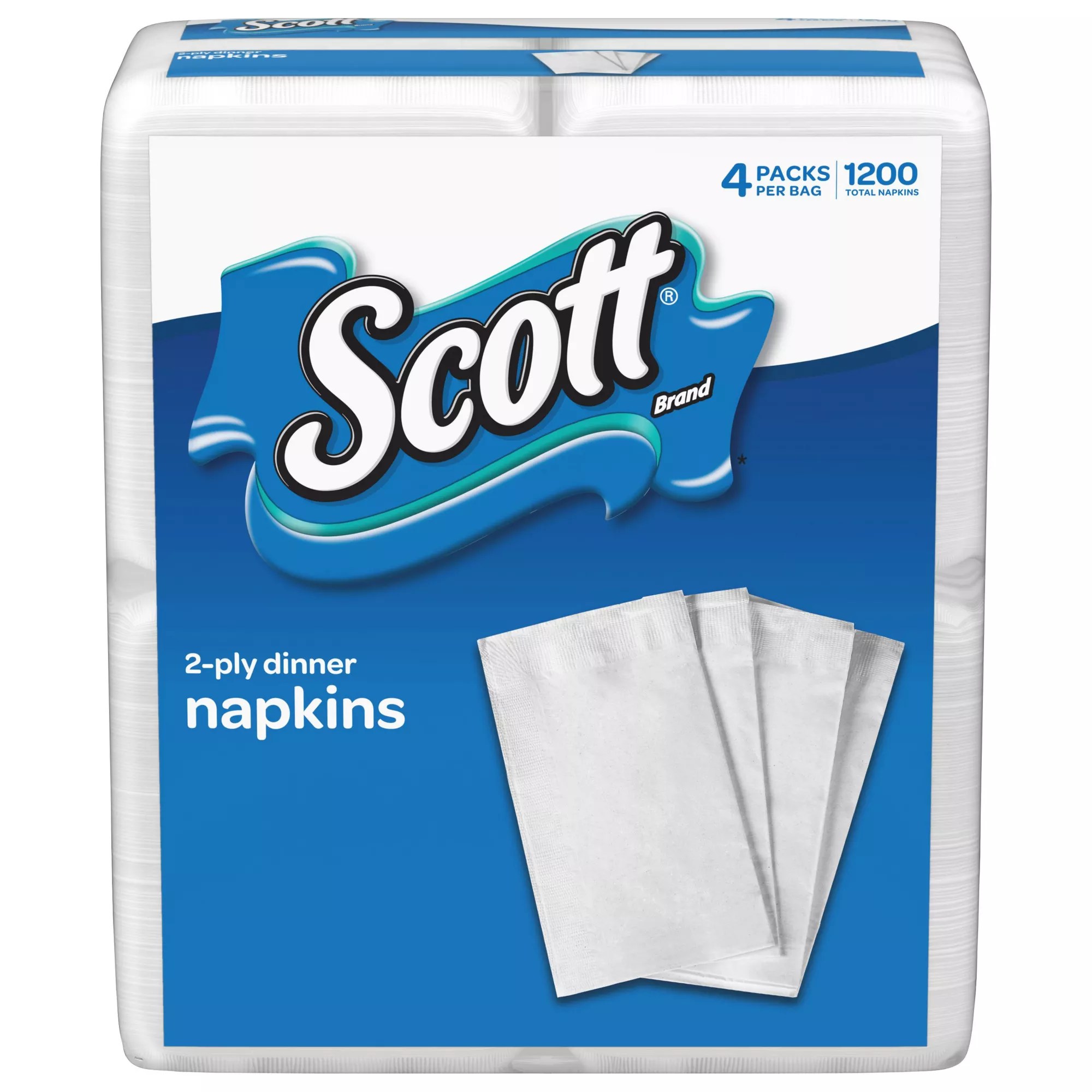 KimberlyClark Napkins, 4 pk./300 ct. White BJs WholeSale Club