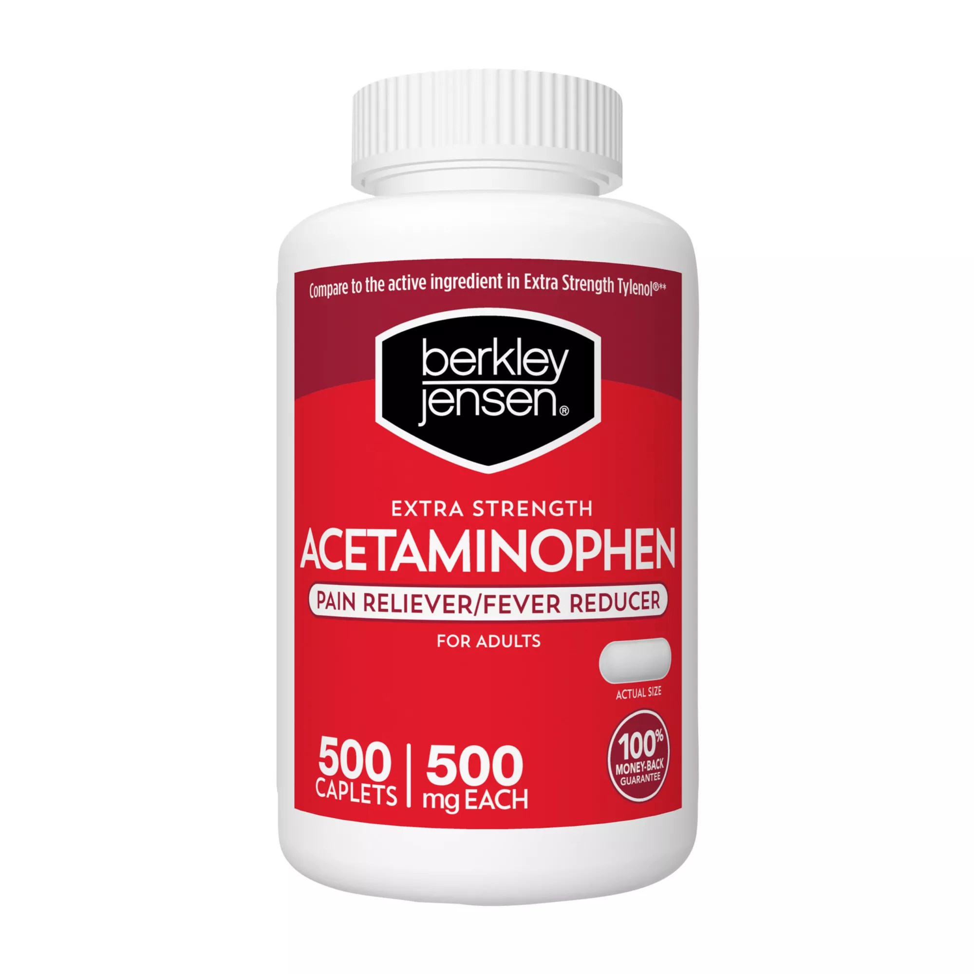 Berkley Jensen Extra Strength Pain Reliever, 500 ct. BJs WholeSale Club