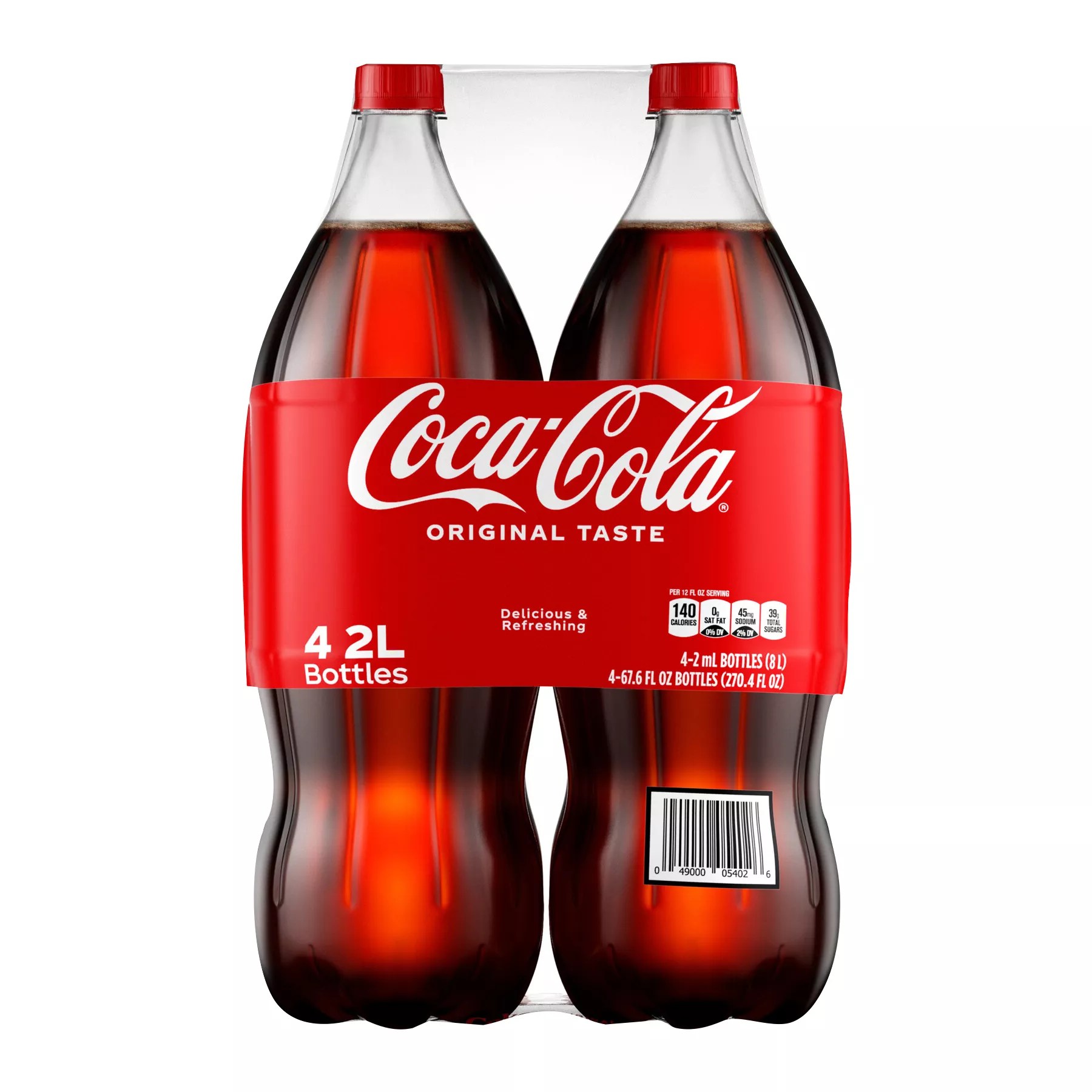 Coca-Cola Regular Soda, 4 pk./2L bottles - BJs WholeSale Club